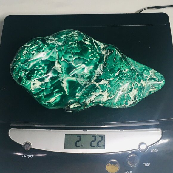 Polished Chatoyant Malachite >2 lbs - Picture 13 of 13